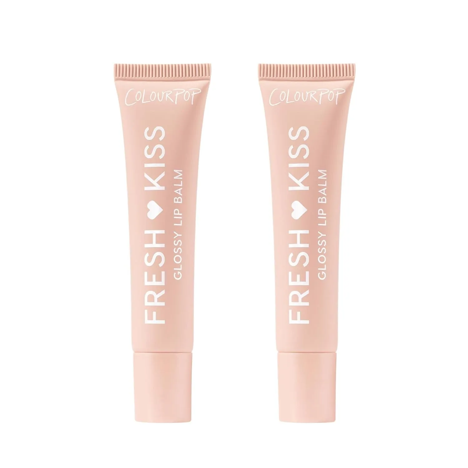 ColourPop Fresh Kiss Glossy Lip Balm - Hydrating Lip Care Enriched with Peptides, Hyaluronic Acid, Shea Butter & Vitamin E for an Ultra-Cushiony Formula - Vanilla Cake (2 Count)