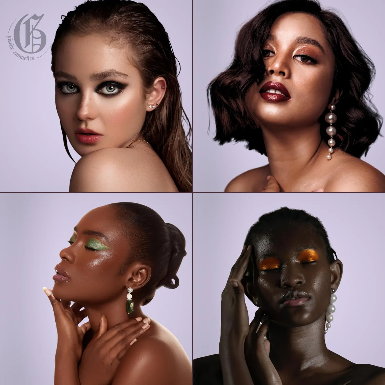 Copperhead Gummy Organic Mineral Eyeshadow Palette - Orange Glitter, Shimmer, Gold, Copper Tones with Loose Highlighter Makeup - Eye Glitter Makeup for Sparkle Eye Shadow Look