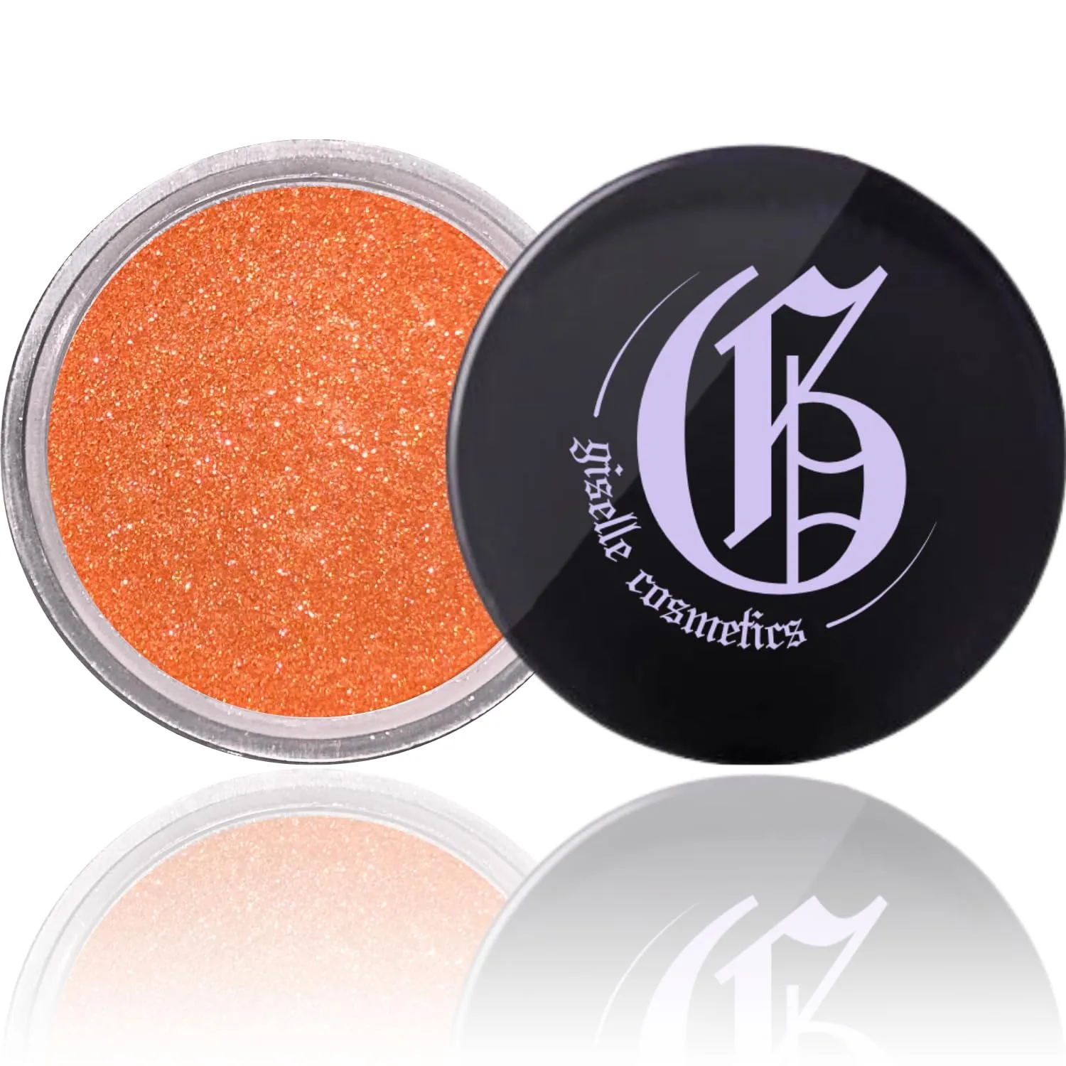 Copperhead Gummy Organic Mineral Eyeshadow Palette - Orange Glitter, Shimmer, Gold, Copper Tones with Loose Highlighter Makeup - Eye Glitter Makeup for Sparkle Eye Shadow Look