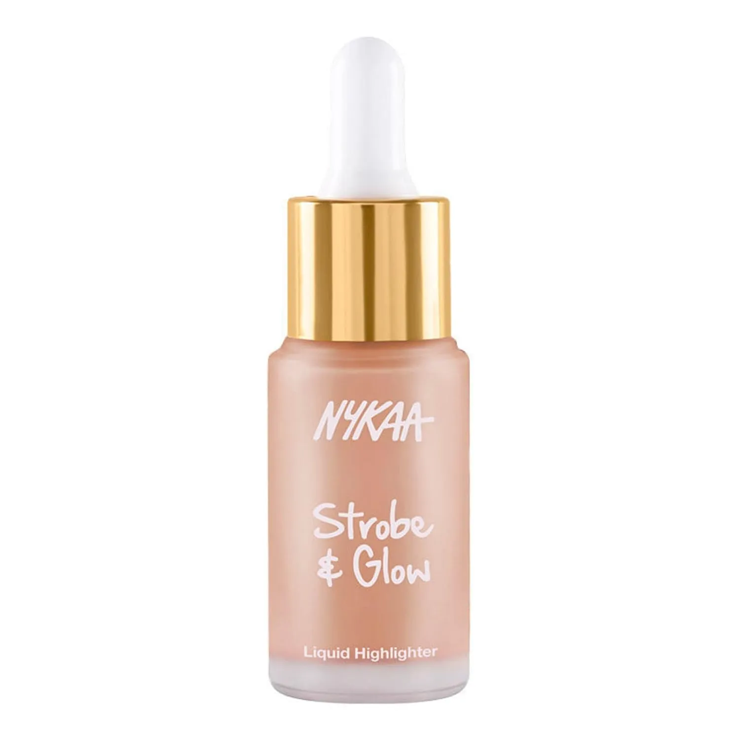Cosmetics Strobe and Glow Liquid Highlighter, Glazed Bronze, 0.67 oz - Highly Pigmented Glow Drops - Makeup Enriched with Gilded Pearls