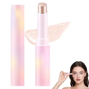 Crystal Hydrating Jelly Stick Eyeshadow Stick, 2025 New Jelly Shimmer Eye Shadow Crayon, Long Lasting Shimmer Eyeshadow Eye Brightener Makeup Glitter Gradient Eye shadow Sticks (#03)