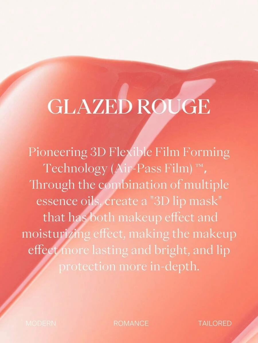Crystal Jelly Mirror Lipstick, Glazed Rouge Crystal Jelly Mirror Lipstick, Hydrating Lip Care, Moisturizing Plumping, Long Lasting Transfer-Proof Lipsticks (522)