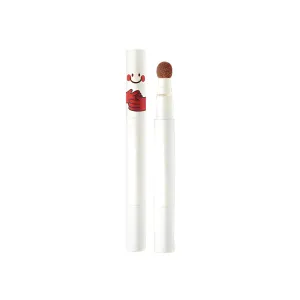 Cushion Lip Powder Cream, Matte Air Cushion Lipstick, Nude Lip Stain, Velvet Matte Lip Cream, Non-Stick Cup, Quick-Drying, Long Lasting Lipstick 24 Hour Waterproof (#06)
