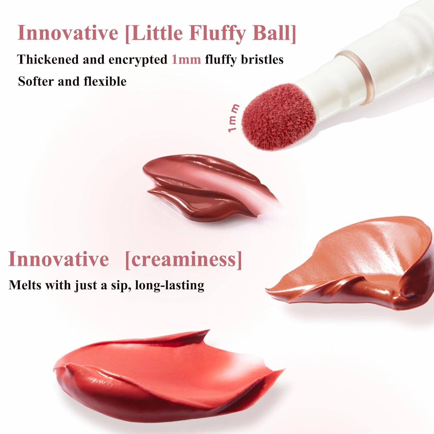 Cushion Lip Powder Cream, Matte Air Cushion Lipstick, Nude Lip Stain, Velvet Matte Lip Cream, Non-Stick Cup, Quick-Drying, Long Lasting Lipstick 24 Hour Waterproof (N14)