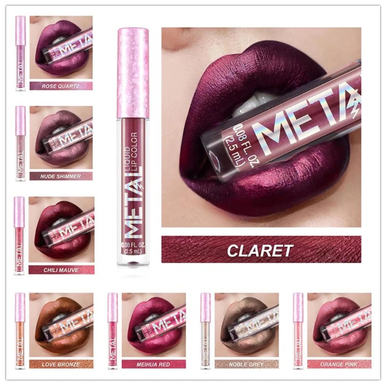 Cute Lip Gloss Set, 12 Colors Liquid Glitter Lipgloss Plumper Pack, Include Pink Lip Gloss Glitter, Sparkly Brown Lip Gloss, Glossy Gold Holographic Lip Gloss, Lip Makeup Gift for Women