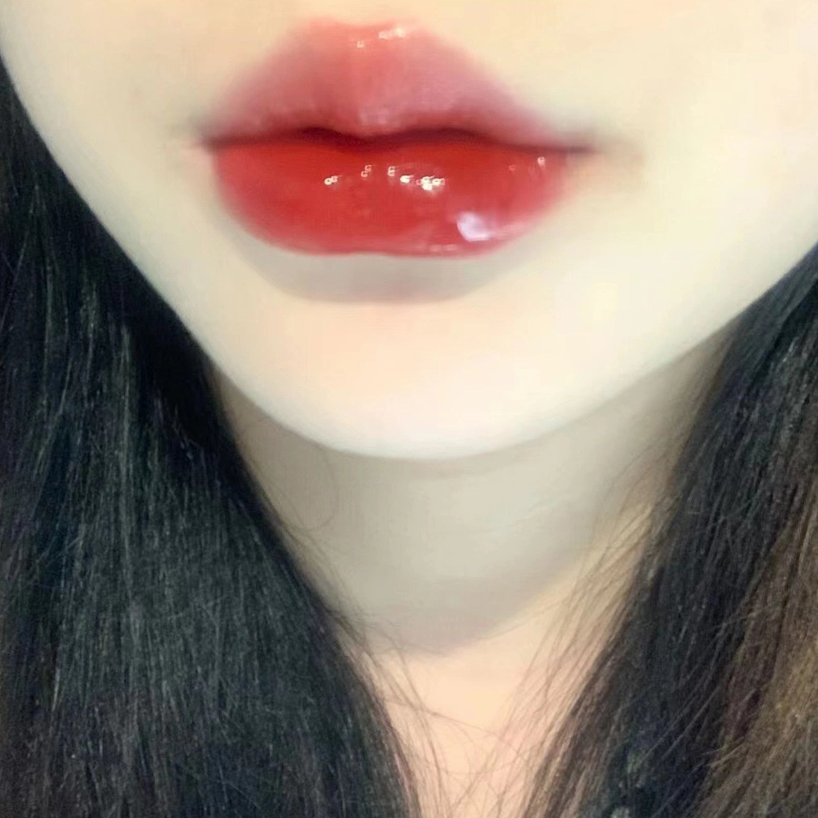 Cute Bear Tube Bubble Lip Gloss Mirror Water Liquid Lipstick