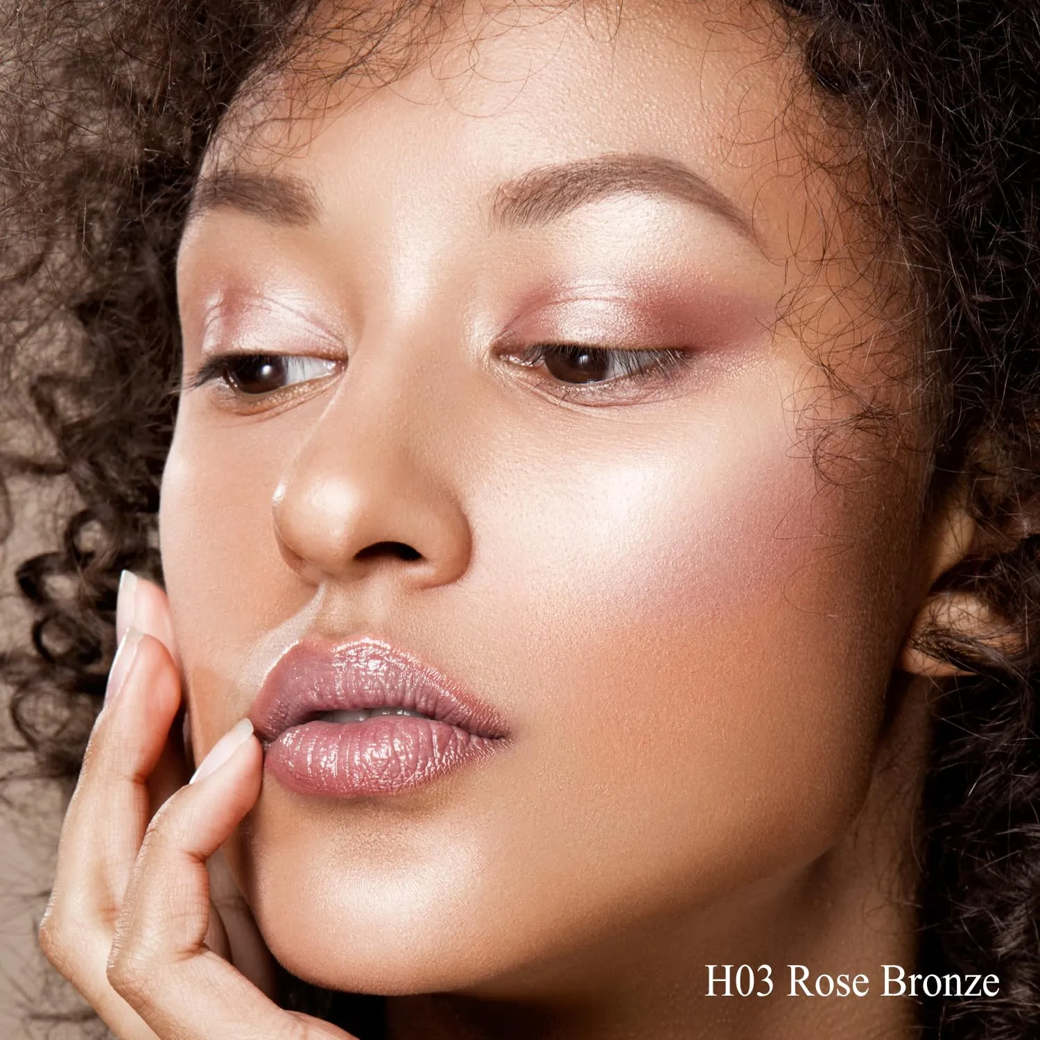 Dewy Highlighter Makeup, Highlighter Makeup Stick for Face and Body, Radiant & Shimmer Glow, Buildable Color for All Day | Vegan & Cruelty-Free | Rose Bronze Gold 15g/0.53fl.Oz