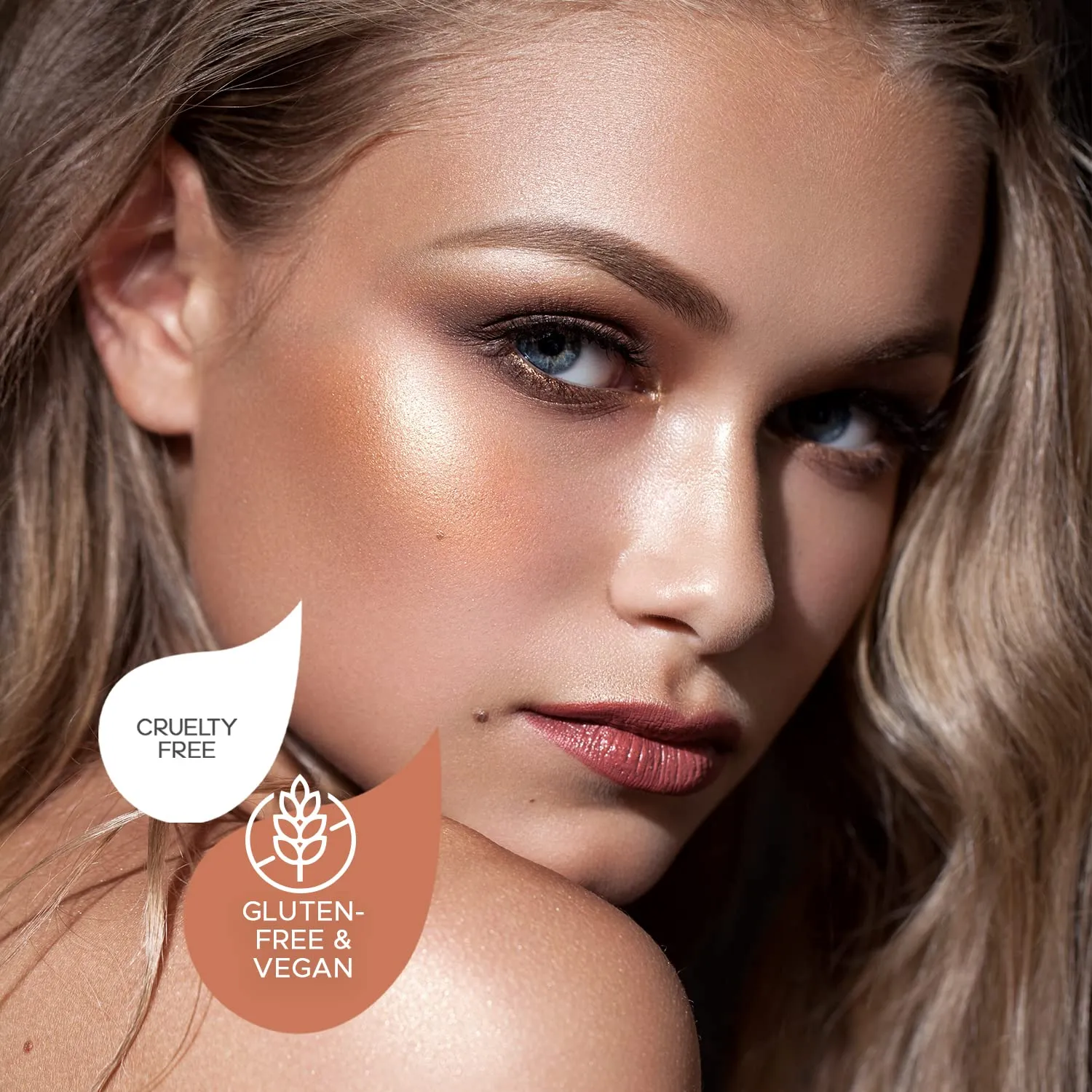 Diamond Drip Liquid Highlighter By Give Them Lala- Highly Pigmented Shimmer Highlighter For Face & Chest- Illuminator Drops For Diamond Sparkle- Glow Drops For Dewy Foundation, Cruelty-Free - (24K)