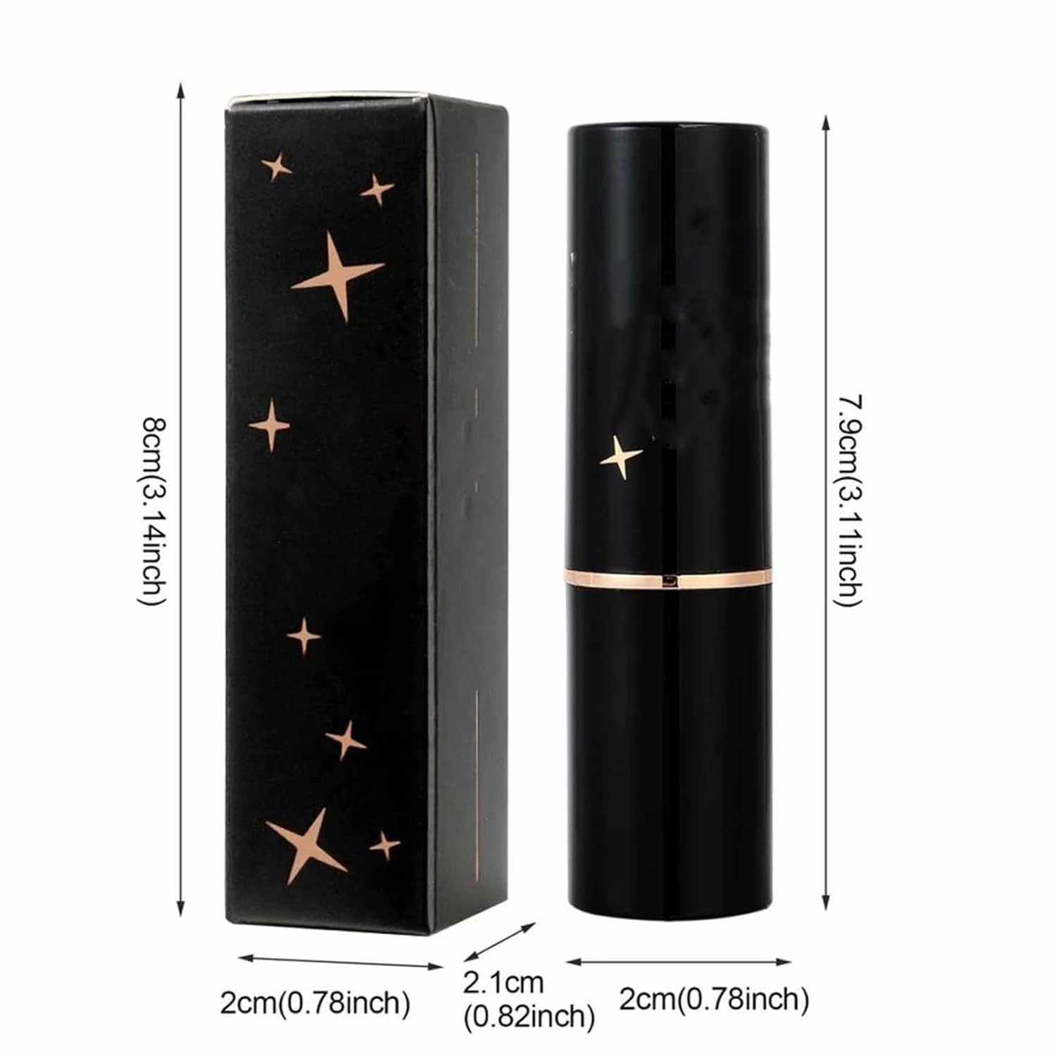 Diamond Lip Gloss Glitter Lipstick Waterproof, Metallic Lipsticks for Women, Moisturizing Shiny Metallic Lipstick, Non-stick Cup Shimmer Sparkling Lipsticks (02, 1)