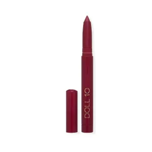 Doll 10 Doll Pro Infinite Wear Lip Serum – Hydrating Longwear Smudge-proof Glossy Tinted Lip Makeup Pencil (Date Night)