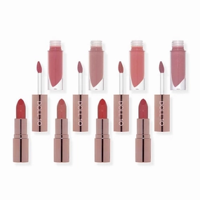 Doll 10 Midnight Kisses 4 Piece Lip Collection - Hydrating Pluming Lipstick & Lip Gloss Duo Set
