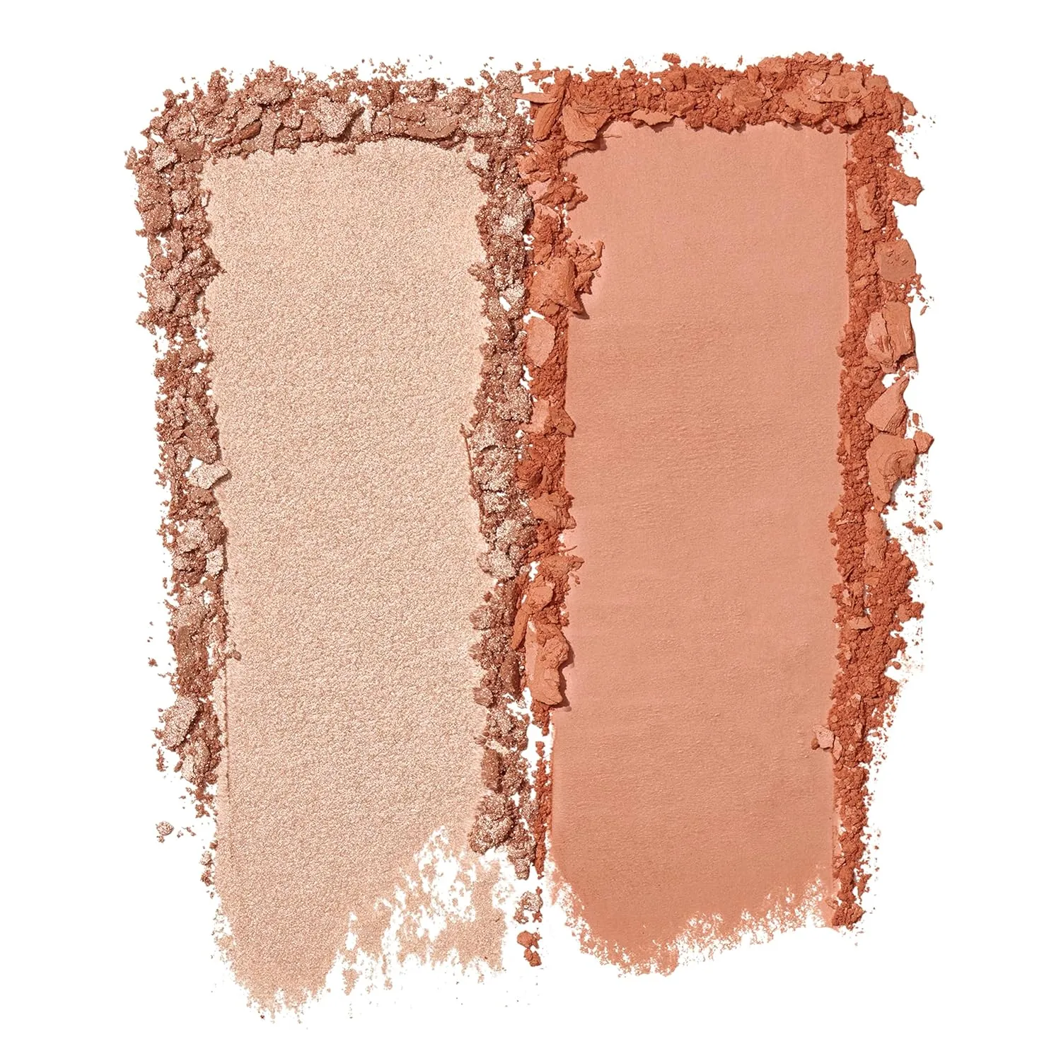 e.l.f. Cosmetics Bite-Size Face Duo, Highlighter, Bronzer & Blush Palette, Highly Pigmented, White Peach, 0.049 Oz (1.4g), 0.049 ounces