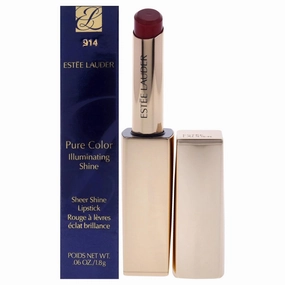 Estee Lauder Pure Color Illuminating Shine Lipstick - 914 Unpredictable for Women - 0.06 oz Lipstick