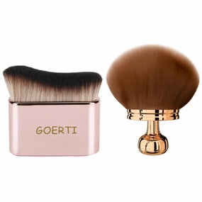 Extra Large Body Makeup Brush, Face Self Tanner Brush, Kabuki Brush for Flawless Leg Makeup, Bronze