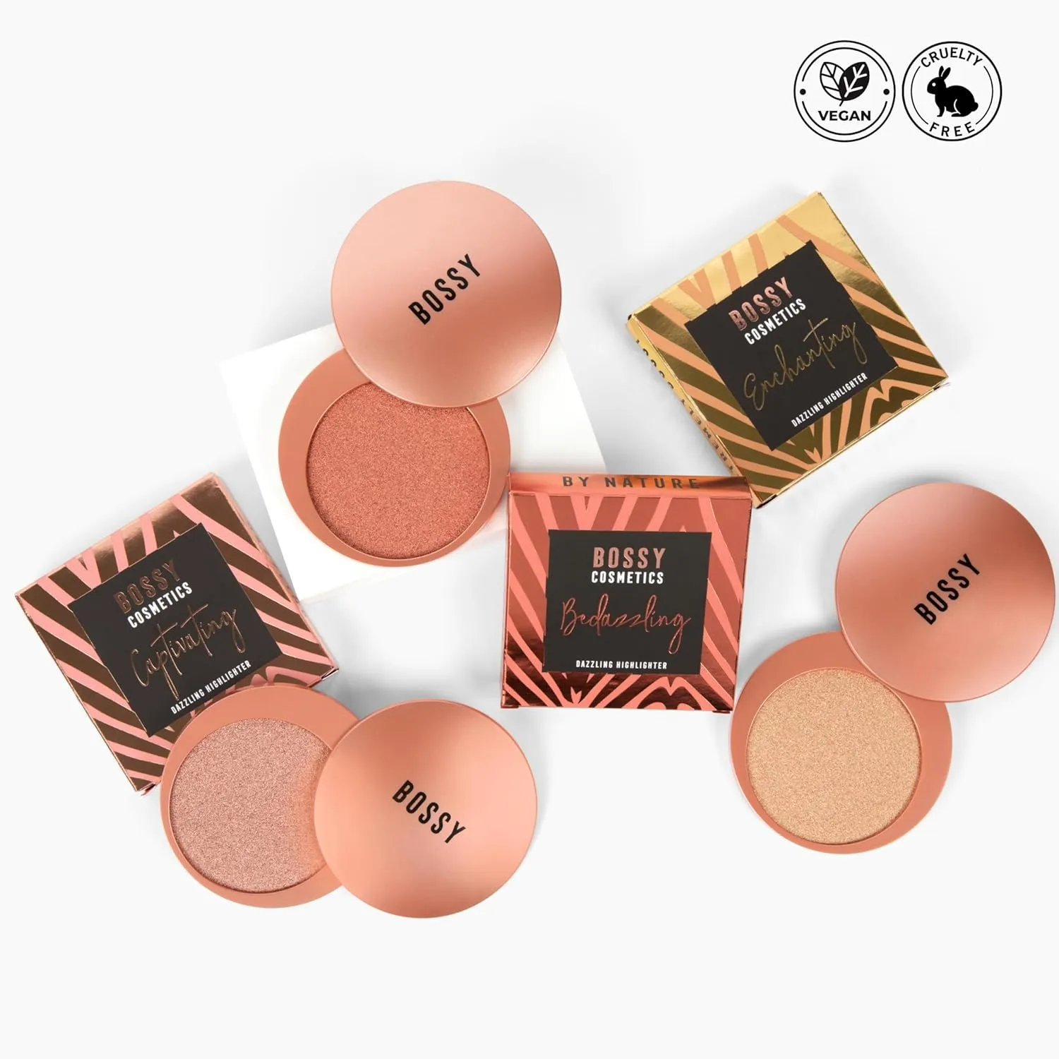 Extremely Bossy By Nature Dazzling Highlighter (Enchanting - Champagne/Gold Tone)