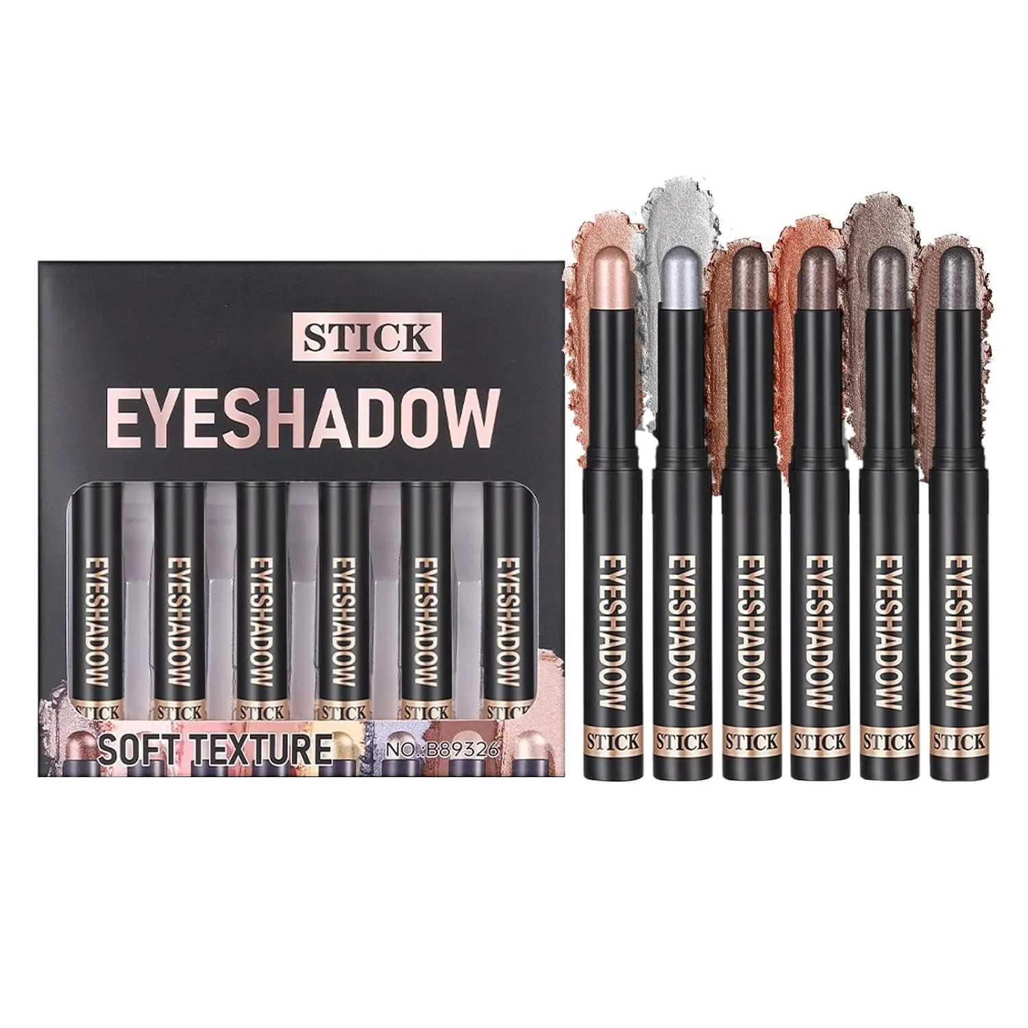 Eye Shadow Stick | Stick Eye Shadow for Women,Matte Long-Lasting Brightener Waterproof Pens Applicator Makeup Set for Girls Women Travel Party Wedding