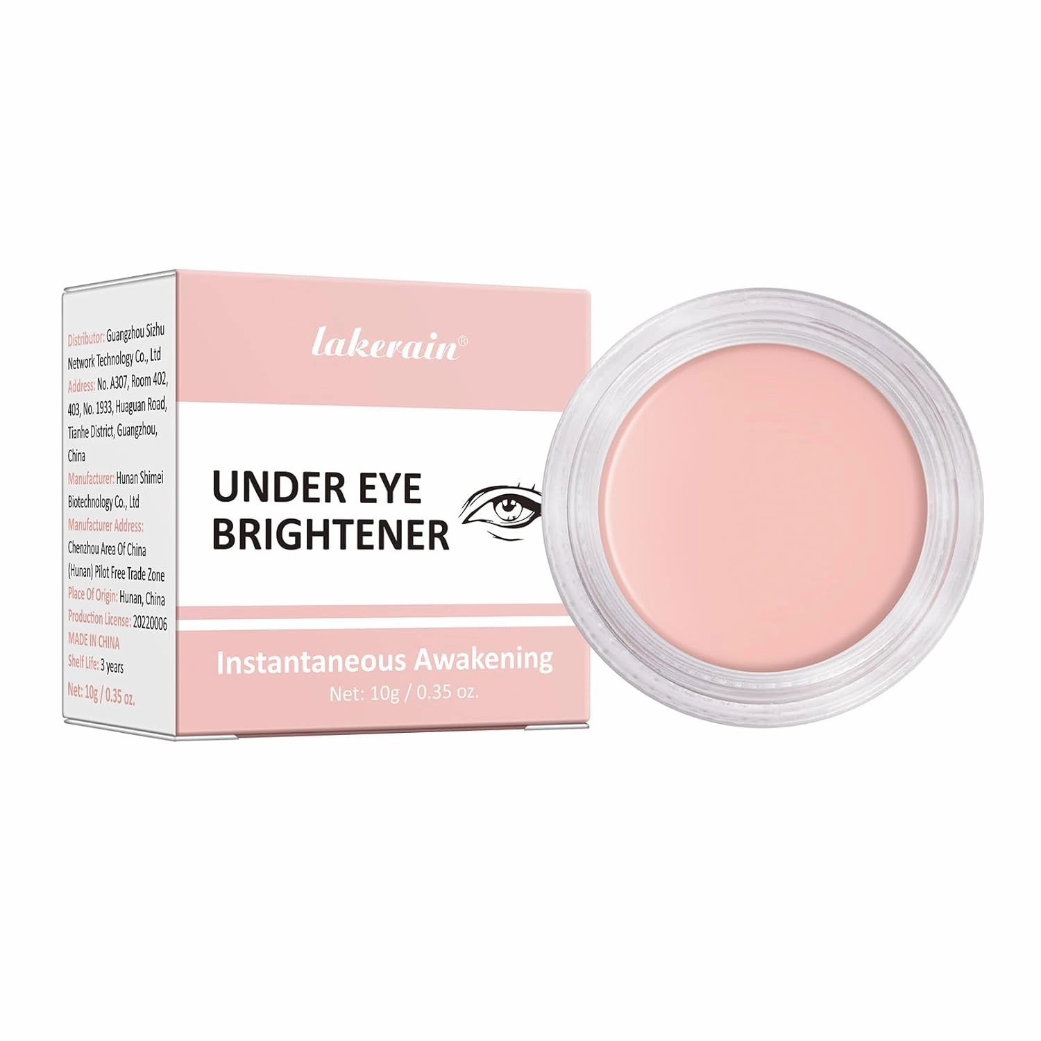 Eye Highlighter Concealer Cream for Dark Spots and Blemishes - High Coverage Under Eye Brightening Makeup