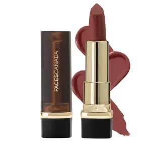 FAC.ES CANADA Comfy Matte Creme Lipstick - Let's Get Latte, 4.2g | Long Stay | Creamy Matte Finish | Intense Color | Super Hydrating & Nourishing | Single Stroke Smooth Application