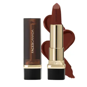 FACE'S.CANADA Comfy Matte Creme Lipstick - Head Up High, 4.2g | Creamy Matte Finish | Intense Color | Super Hydrating & Nourishing | Single Stroke Smooth Application