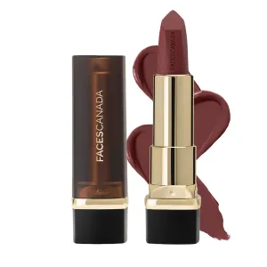 FACE'S.CANADA Comfy Matte Creme Lipstick - Oh So Serious, 4.2g | Creamy Matte Finish | Intense Color | Super Hydrating & Nourishing | Single Stroke Smooth Application