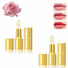 Filgaentrme Lipstick, Filgaentrme Lip Stain Color,Hardpointing Color Changing Lipstick,Remainder Lipsticks,Remainder H Lipsticks,Transferproof Color Changing Lip Stick,Beneficial Gold Crystal (2-pc)