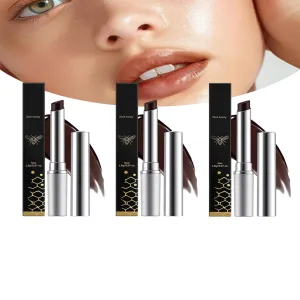 Finding Ferdinand Black Lip Balm, Finding Ferdinand Lip Balm, Black Honey Lipstick, B𝗹ack Honey Lipstick Tinted Lip Ba𝗹m, Nourishing and Hydrating Lip Gloss for Women