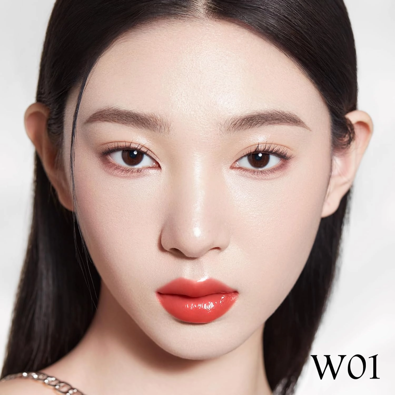 Flood Kissed Lipstick, Hydrating Lip Color Makeup, Natural Lip Gloss Finish with Hyaluronic Acid Formula, Shiny, Smooth, W01