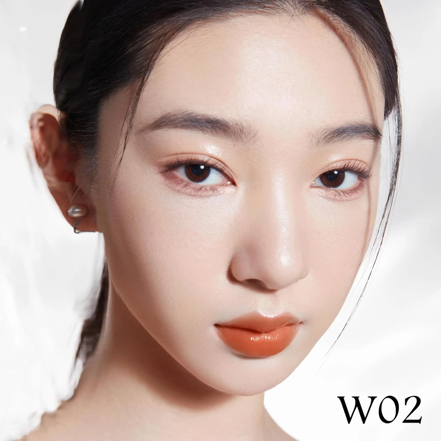 Flood Kissed Lipstick, Hydrating Lip Color Makeup, Natural Lip Gloss Finish with Hyaluronic Acid Formula, Shiny, Smooth, W02