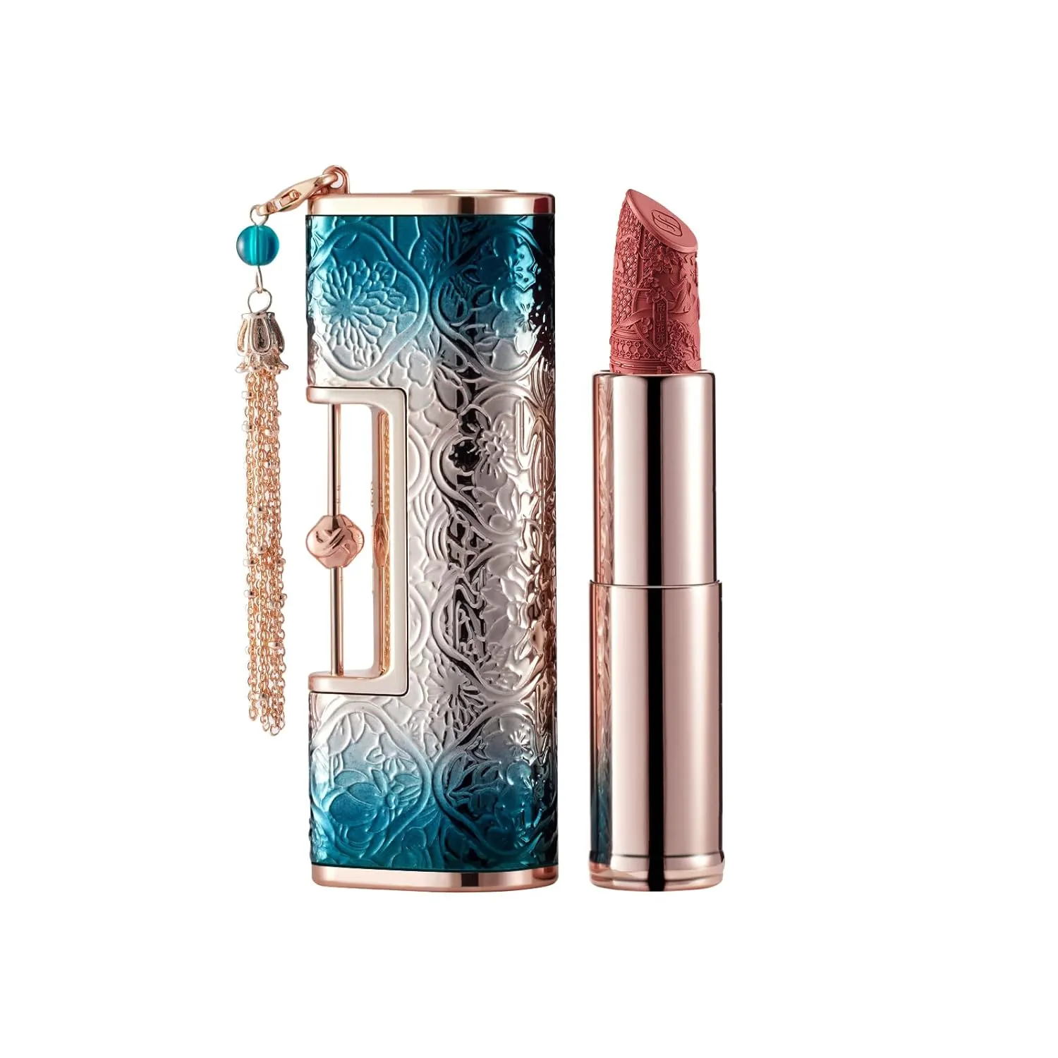 FLORASIS Blooming Rouge Love Lock Lipstick Long-Lasting Sculpting Lipstick Misty Matte Finish Lightweight Nourishing for Everyday Use (M1311 My One and Only)