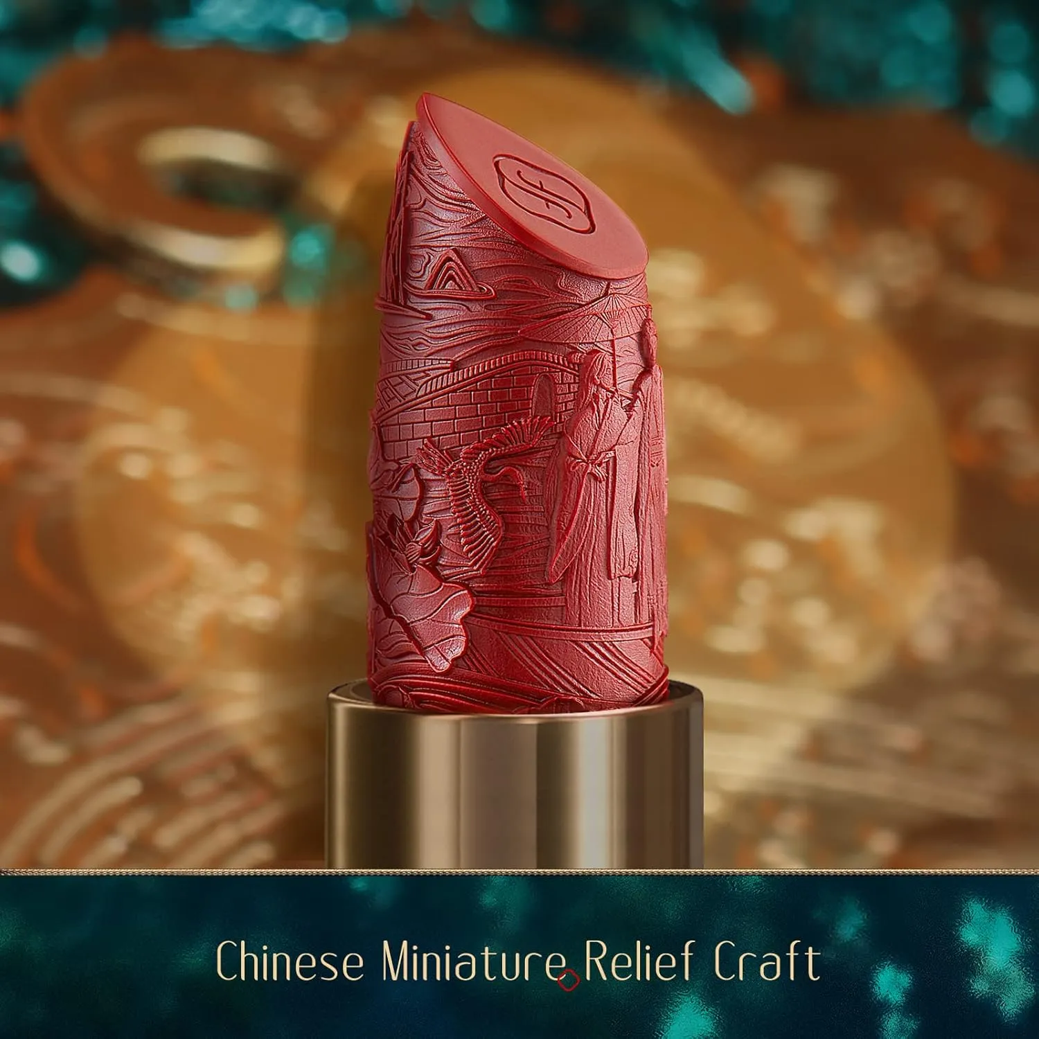 FLORASIS Blooming Rouge Love Lock Lipstick Long-Lasting Sculpting Lipstick Misty Matte Finish Lightweight Nourishing for Everyday Use (M520 I Love You)