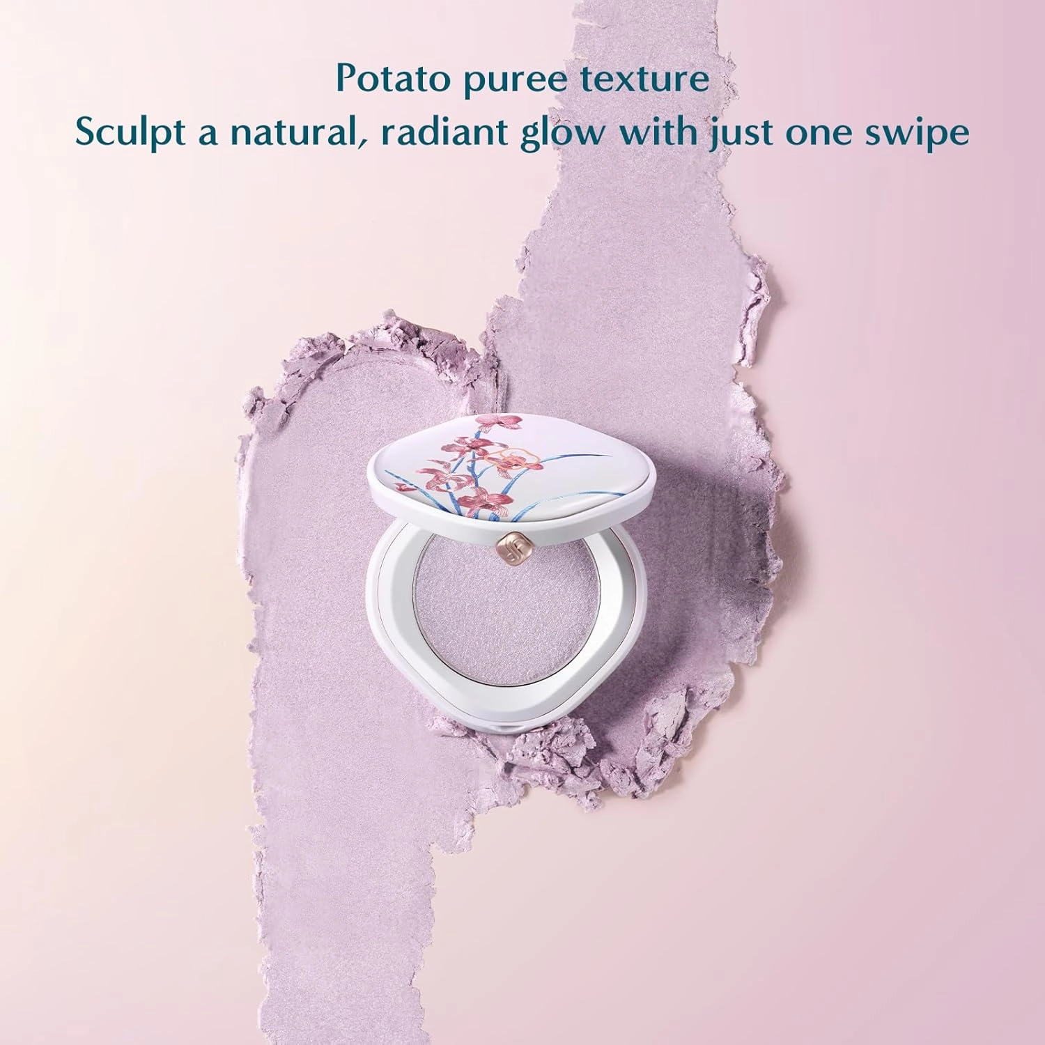 FLORASIS Gentle Waves Aqua Glow Highlighter (Ode to Embroidery) (03 Lilac Haze, 1 Count)