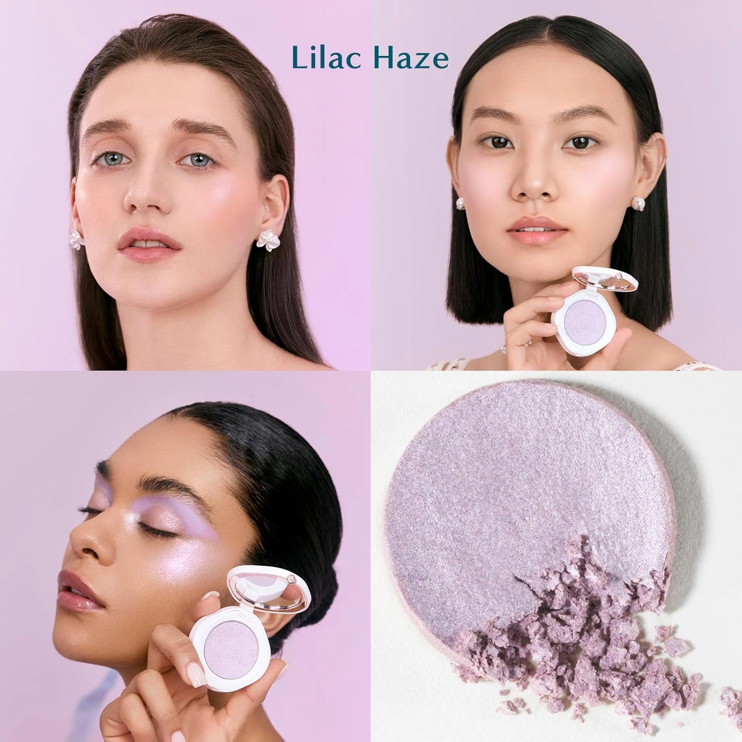 FLORASIS Gentle Waves Aqua Glow Highlighter (Ode to Embroidery) (03 Lilac Haze, 1 Count)
