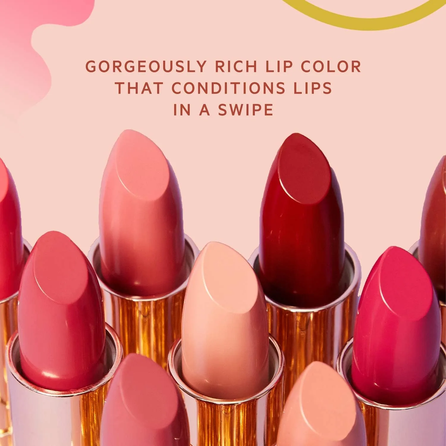 FLOWER BEAUTY By Drew Barrymore Petal Pout Lipstick - Nourishing & Highly Pigmented Lip Color with Antioxidants, Matte Finish - Spiced Petal (Pack of 2)