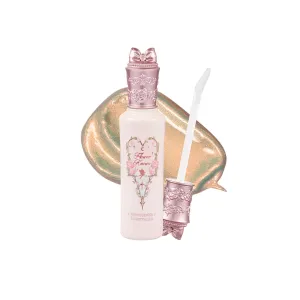 Flower Knows Midsummer Fairytales Liquid Highlighter,Shimmering Face & Body Illuminator,Glow Finish,Blendable & Long-lasting Radiance for Women & Girls(03 Pixie Dream)