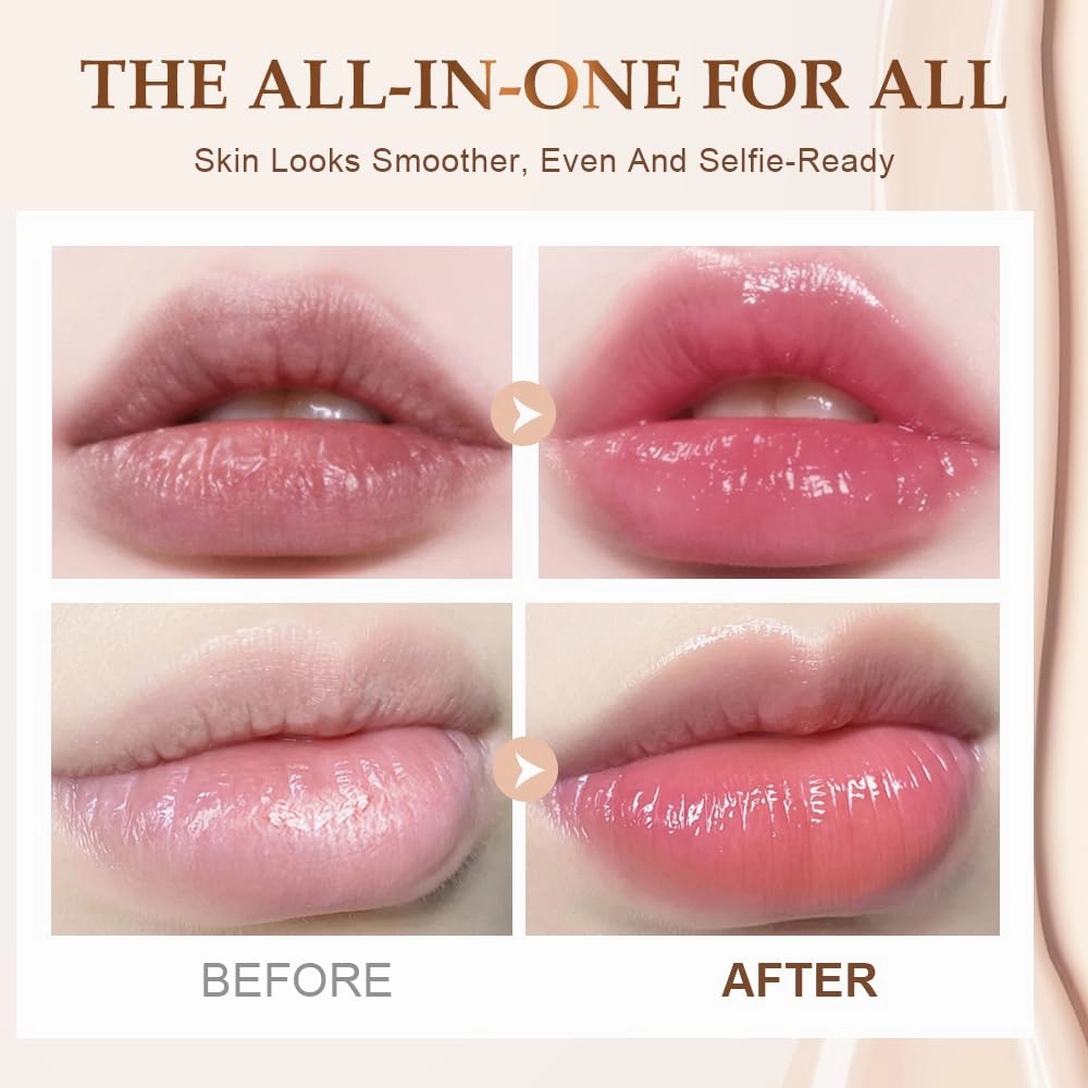 Flower Jelly Lip Balm, Color Changing Lipstick, Color Changing Lipstick Gold Foil for Women, Pink Crystal Flower Jelly, Lip Care Moisturizer Lip Balm Lip Gloss Makeup Lipstick for Women (MIX)