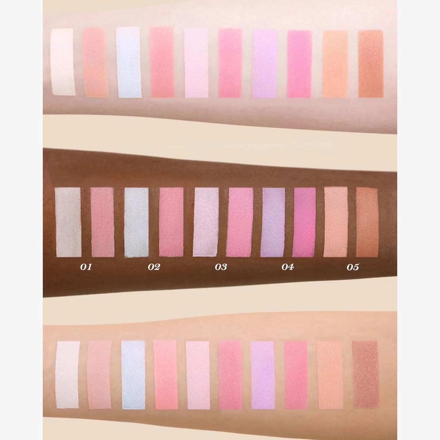 Flower Knows Butterfly Cloud Collar Rouge Box Highlighting & Blush Duo Powder,Blue Pink Matte Finish Blush & Highlighter Palette,Buildable & Blendable Makeup Blush for cheeks(02 Seaborne Moon)