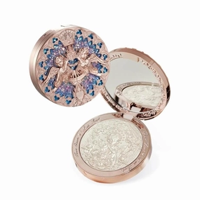 Flower Knows Little Angel Collection Relief Highlight Face Powder iluminador Makeup Contour Highlighter Palette (C01, K)