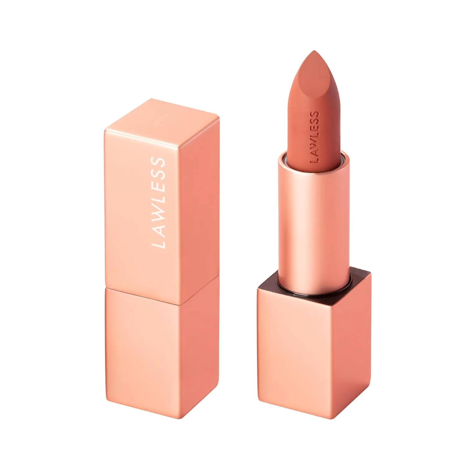 Forget the Filler Lip-Plumping Line-Smoothing Satin Cream Lipstick, Cookie, Red, 0.1 Ounce
