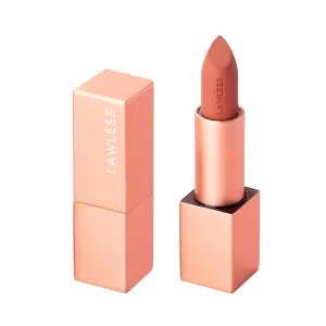 Forget the Filler Lip-Plumping Line-Smoothing Satin Cream Lipstick, Cookie, Red, 0.1 Ounce
