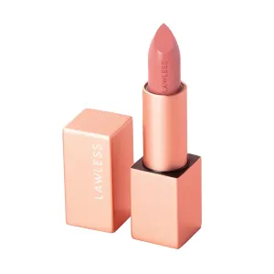 Forget the Filler Lip-Plumping Line-Smoothing Satin Cream Lipstick, Little Lady Daisy, Pink, 0.1 Ounce