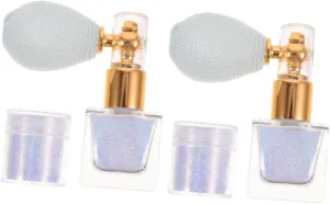FRCOLOR Sets Highlighter Makeup Shimmer Hair Spray for Women Body Makeup Glitter Spray Portable Easy to Use