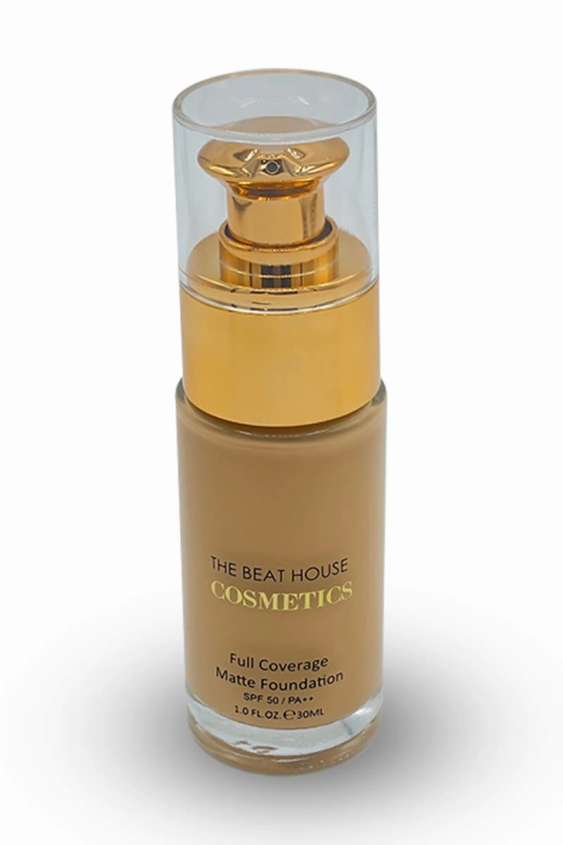 Full Coverage Matte Foundation (Burlap) | SPF 50/ PA    | Cruelty Free | Medium to Full Coverage | Smooth Finish | All Day Stay |