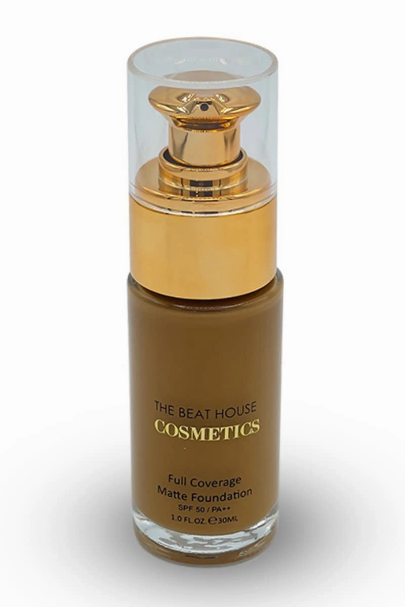 Full Coverage Matte Foundation (Caramel) | SPF 50/ PA    | Cruelty Free | Medium to Full Coverage | Smooth Finish | All Day Stay |
