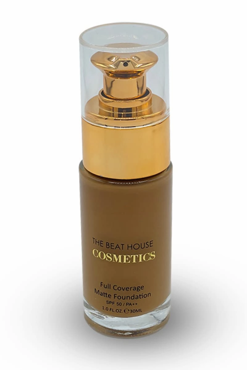Full Coverage Matte Foundation (Chestnut) | SPF 50/ PA    | Cruelty Free | Medium to Full Coverage | Smooth Finish | All Day Stay |
