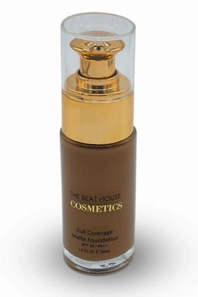 Full Coverage Matte Foundation (Cinnamon) | SPF 50/ PA    | Cruelty Free | Medium to Full Coverage | Smooth Finish | All Day Stay |