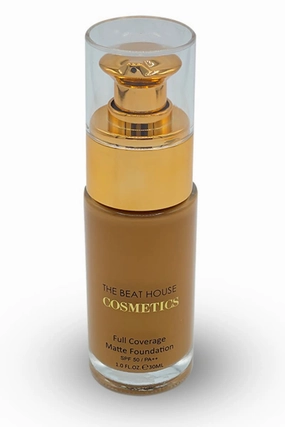 Full Coverage Matte Foundation (Cool Almond) | SPF 50/ PA    | Cruelty Free | Medium to Full Coverage | Smooth Finish | All Day Stay |
