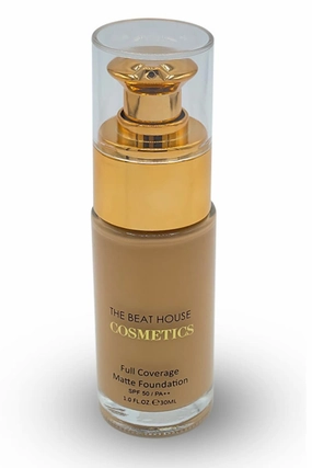 Full Coverage Matte Foundation (Cool Ivory) | SPF 50/ PA    | Cruelty Free | Medium to Full Coverage | Smooth Finish | All Day Stay |