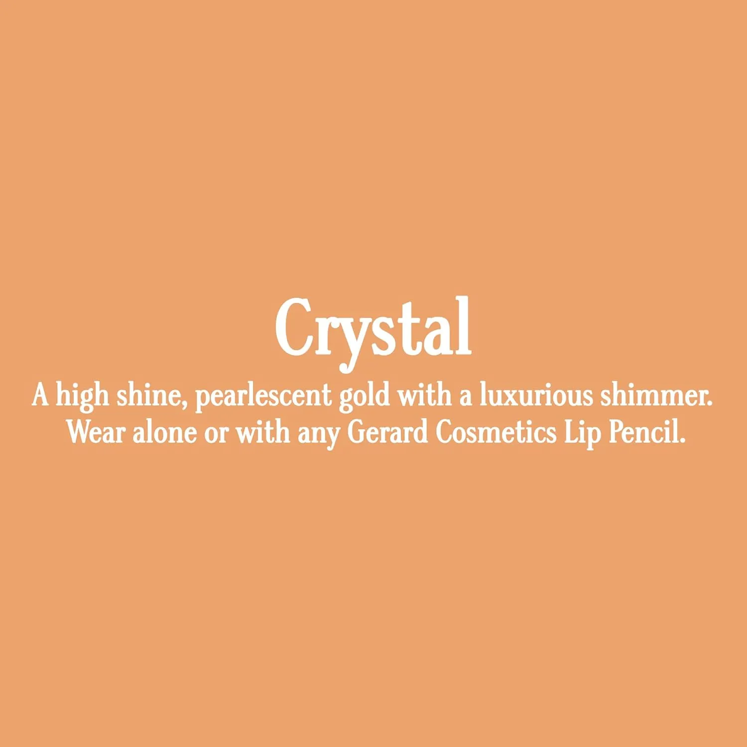 Gerard Cosmetics Color Your Smile Lip Gloss Crystal, Super Pigmented Nude Sparkle Lip Gloss with LED Light and Mirror, Shiny Finish, Hydrating Liquid Lip Color, Cruelty Free and Made in USA