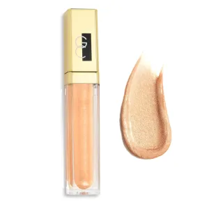 Gerard Cosmetics Color Your Smile Lip Gloss Crystal, Super Pigmented Nude Sparkle Lip Gloss with LED Light and Mirror, Shiny Finish, Hydrating Liquid Lip Color, Cruelty Free and Made in USA