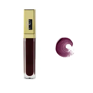 Gerard Cosmetics Color Your Smile Lip Gloss Seduction, Super Pigmented Purple Lip Gloss with LED Light and Mirror, Shiny Finish, Hydrating Purple Lipstick, Cruelty Free and Made in USA